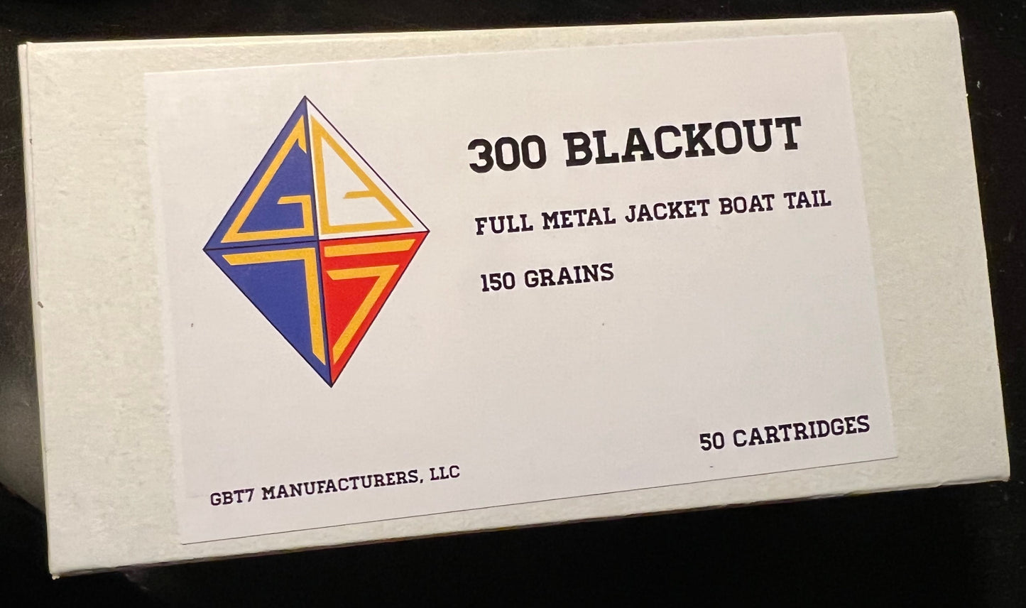 300 Blackout - 150 Grain Full Metal Jacket - 50 Rounds