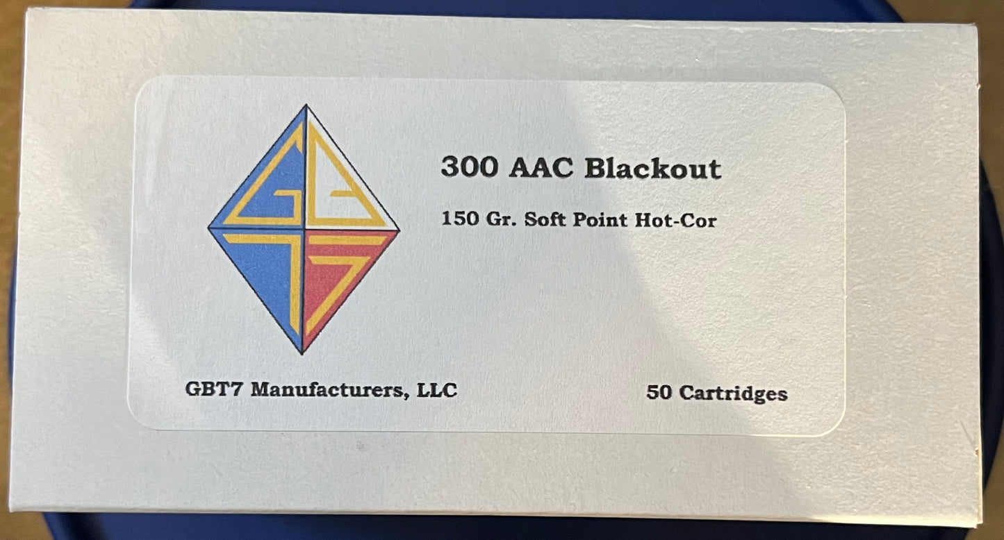 300 Blackout - 150 Grain Soft Point - 50 Rounds